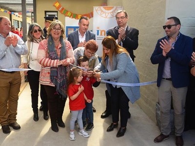 Inauguración de CAIF en San Antonio, Canelones