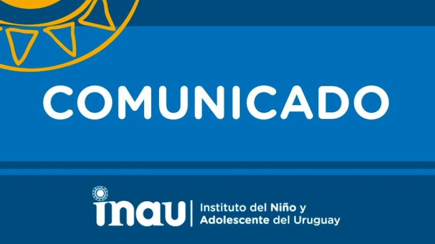 Comunicados Oficiales INAU